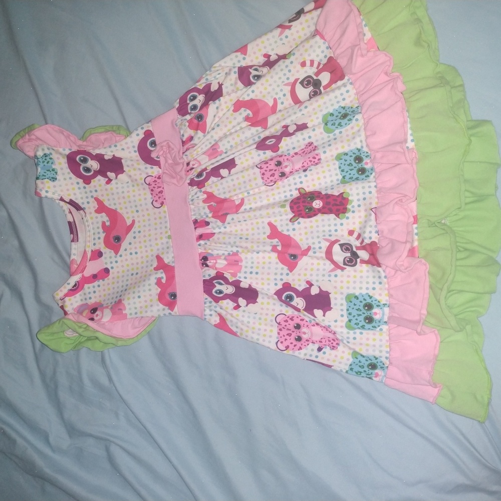 Milk silk beenie boo dress girls size 8 approximat